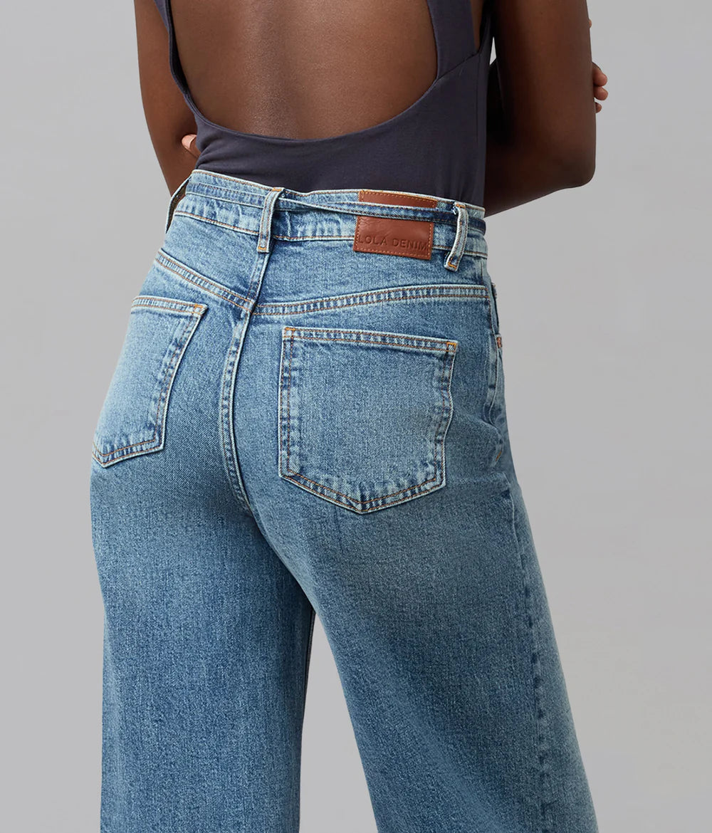 Lola Denim Milan High Rise Wide Leg Jean