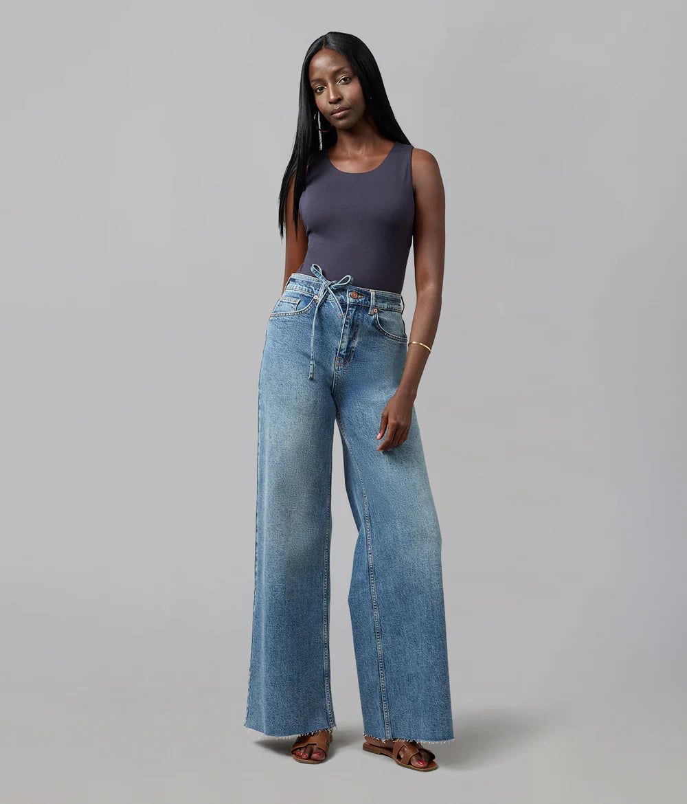 Lola Denim Milan High Rise Wide Leg Jean