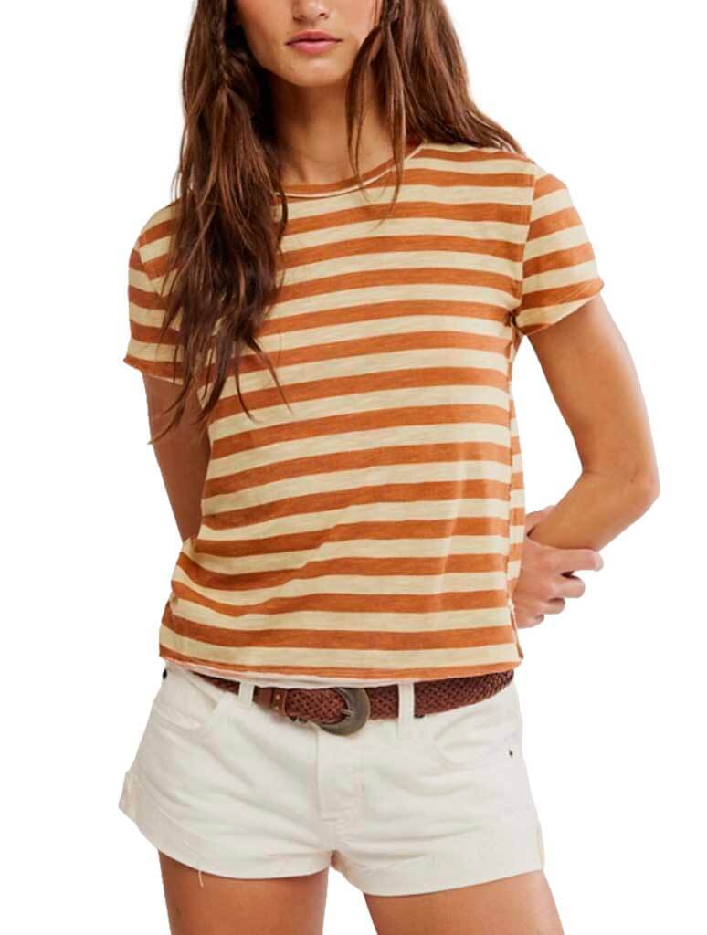 We The Free Nora Stripe Tee