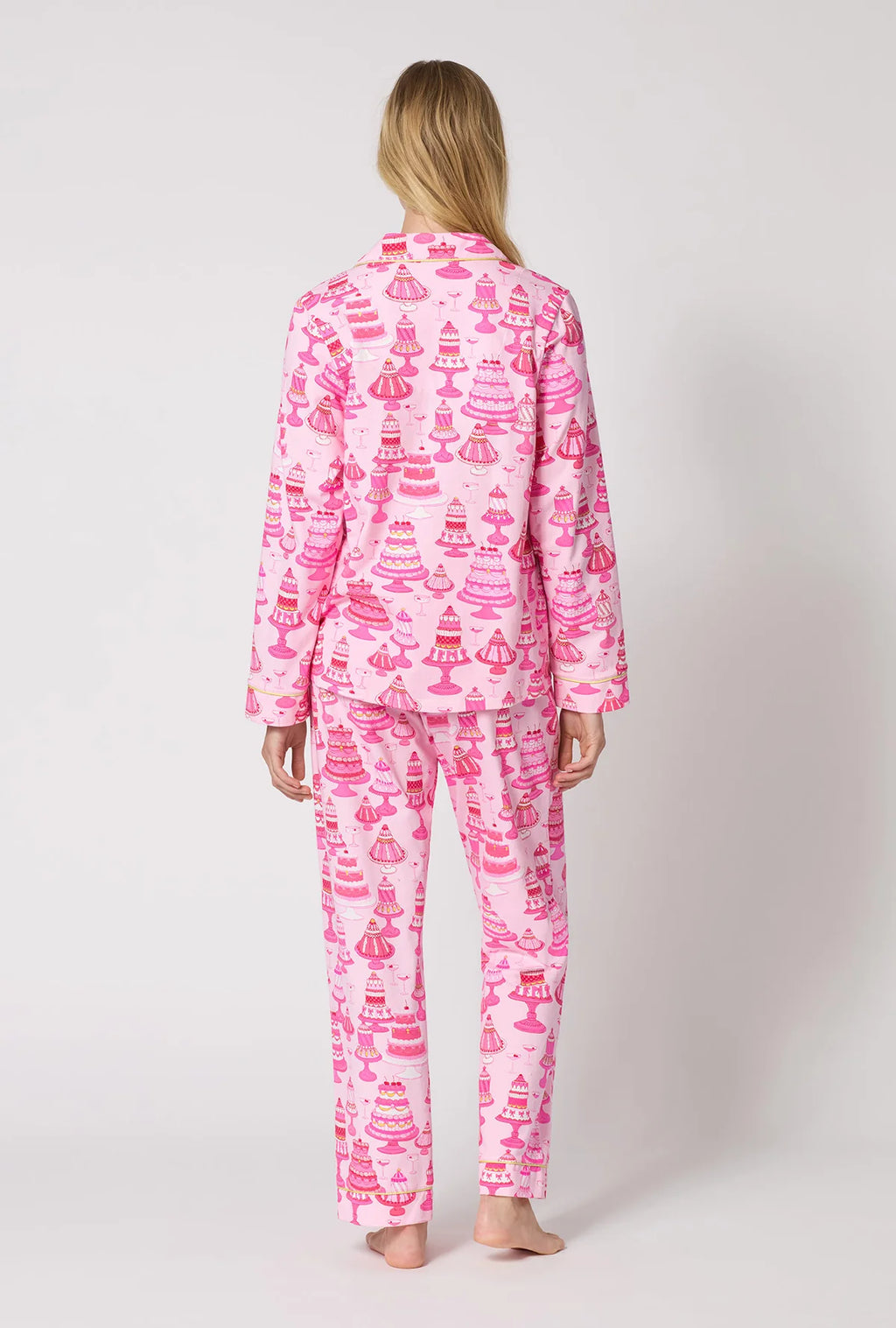 Bedhead Cake Shop Long Sleeve Classic Stretch Jersey PJ Set