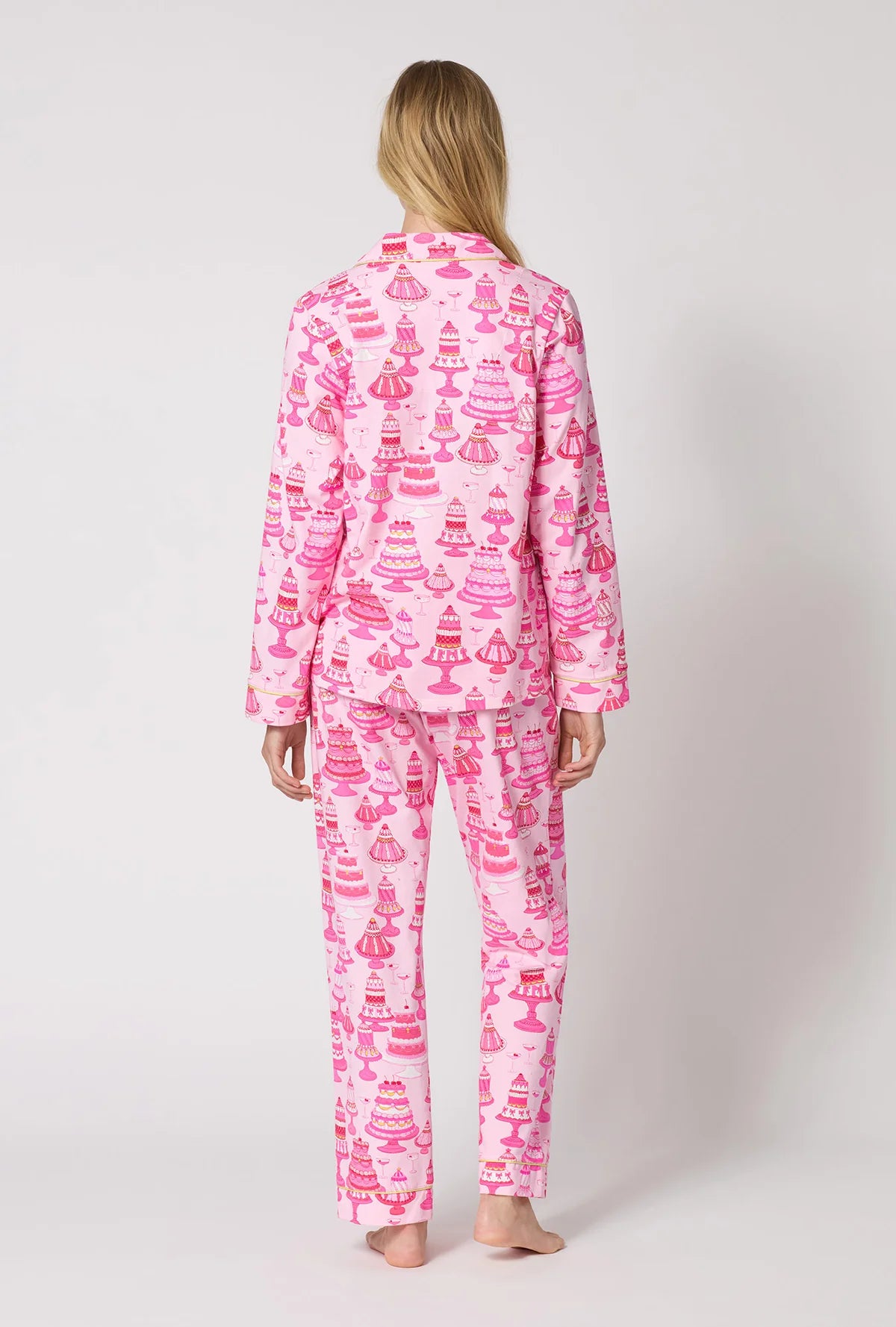 Bedhead Cake Shop Long Sleeve Classic Stretch Jersey PJ Set