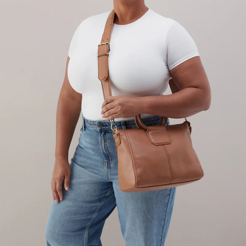 Hobo Sheila Medium Satchel - Brown Sugar