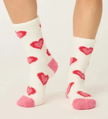 Cozy Heart Socks
