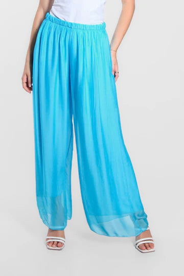 Roxy Silk Straight Leg Pant
