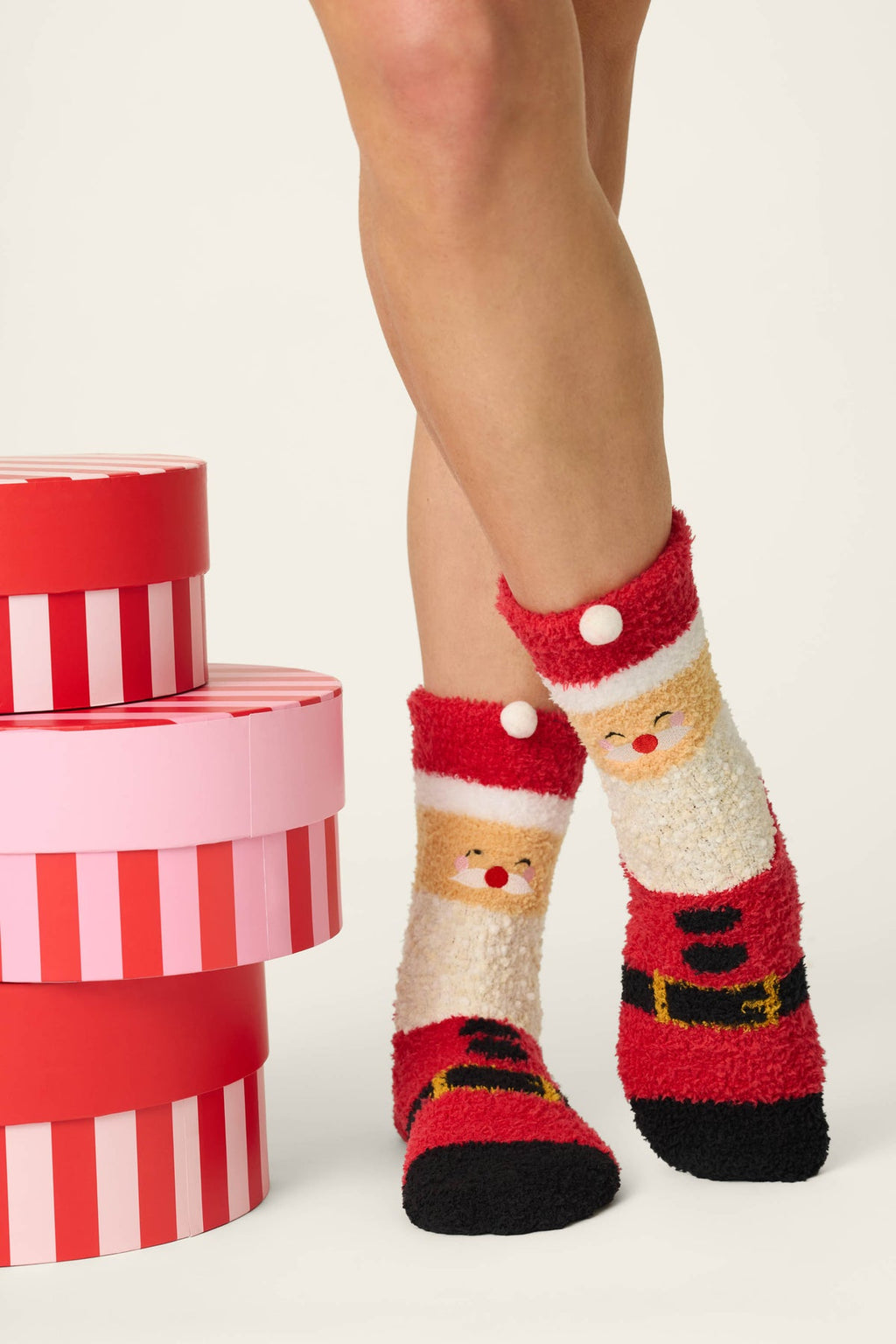 Jolly Santa Claus Socks