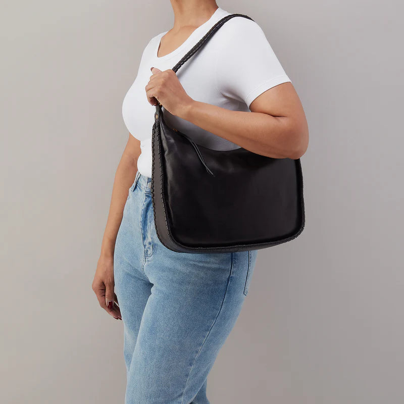 Hobo Mia Crescent Large Bag - Black