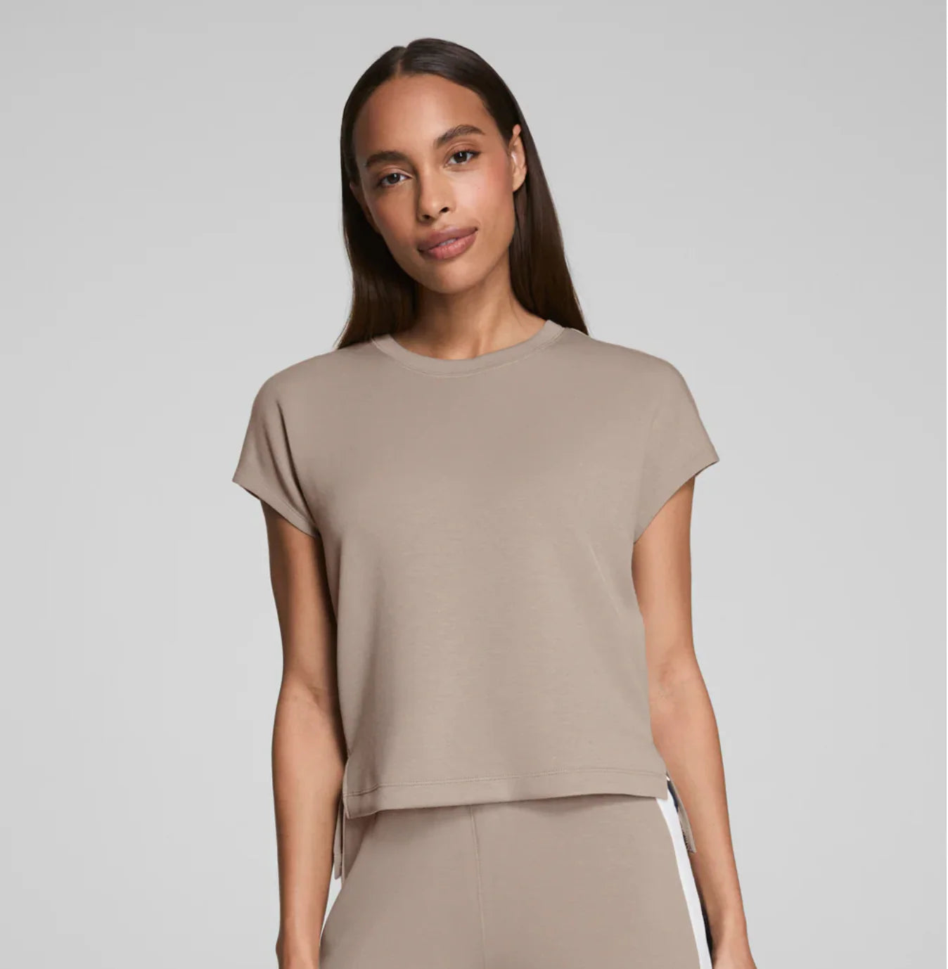 Spanx AirEssentials Light Tee - Ashwood