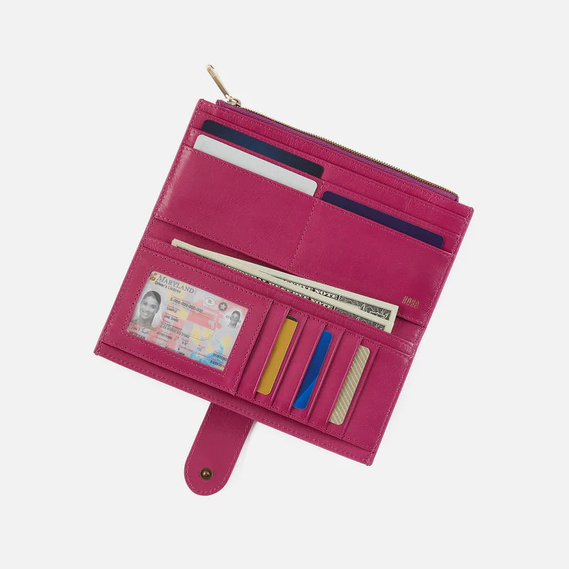 Hobo Dunn Continental Wallet - Cactus Flower