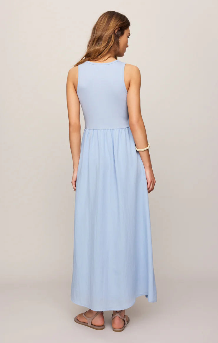 CHARLOTTE RIB MIDI DRESS
