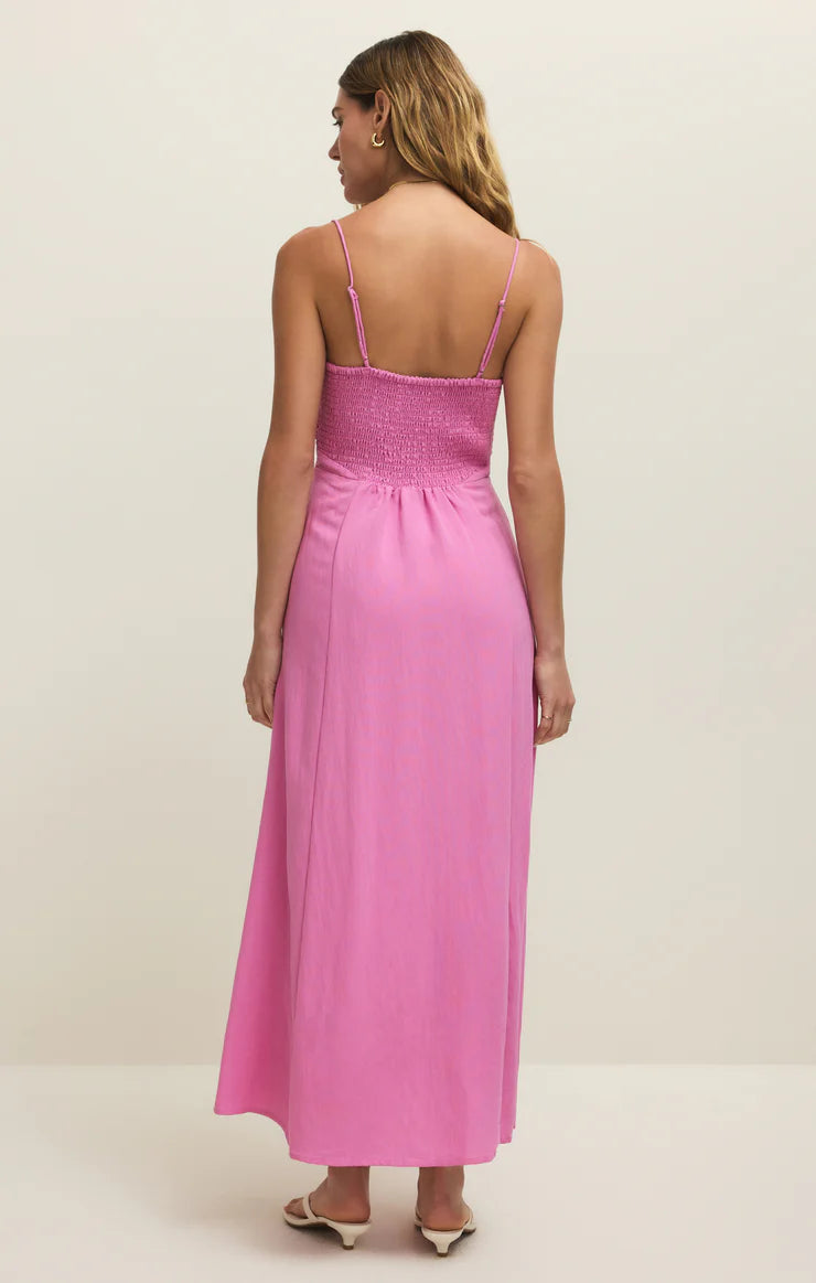 GRANADA AIRY MAXI DRESS - Spanish Rose