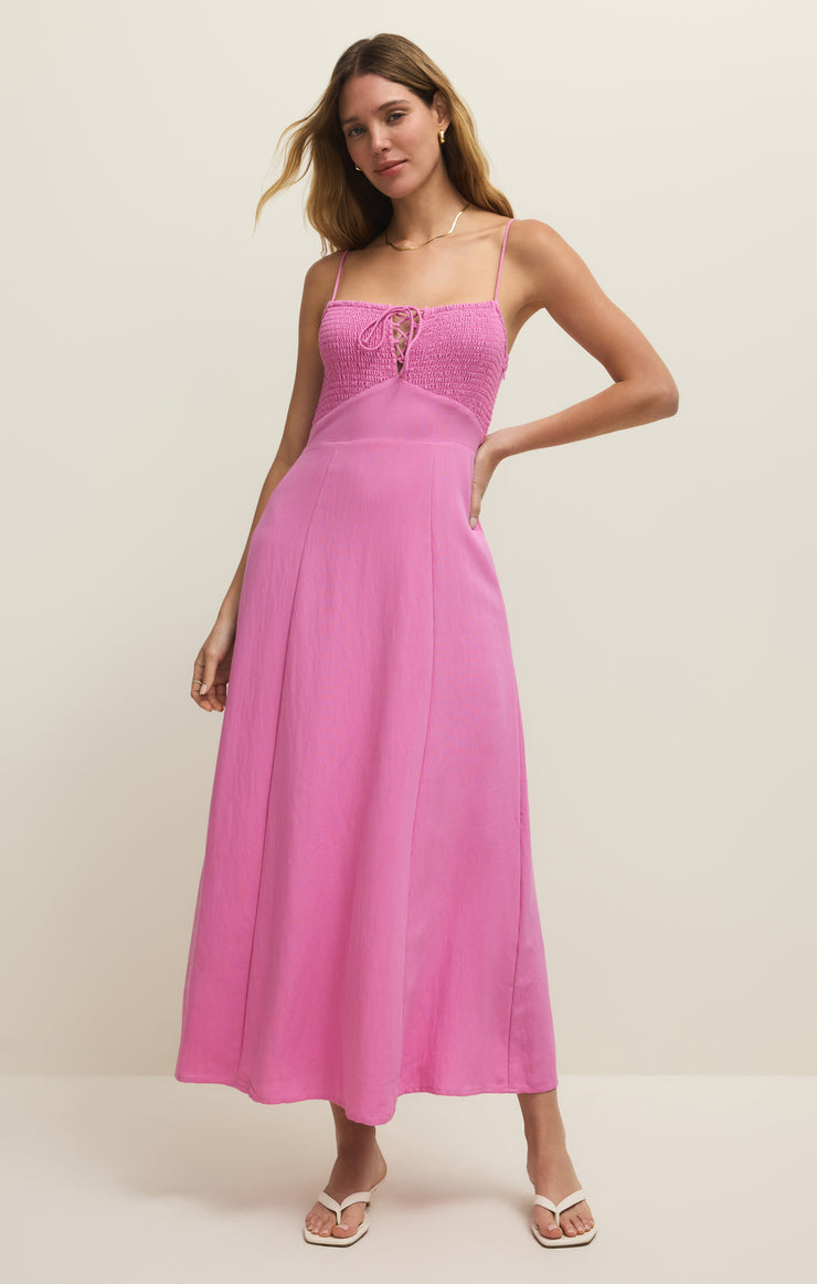 GRANADA AIRY MAXI DRESS - Spanish Rose