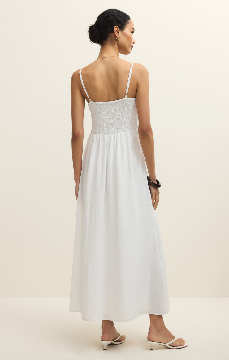 BAYSIDE AIRY MAXI DRESS - White