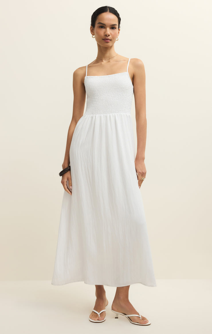 BAYSIDE AIRY MAXI DRESS - White