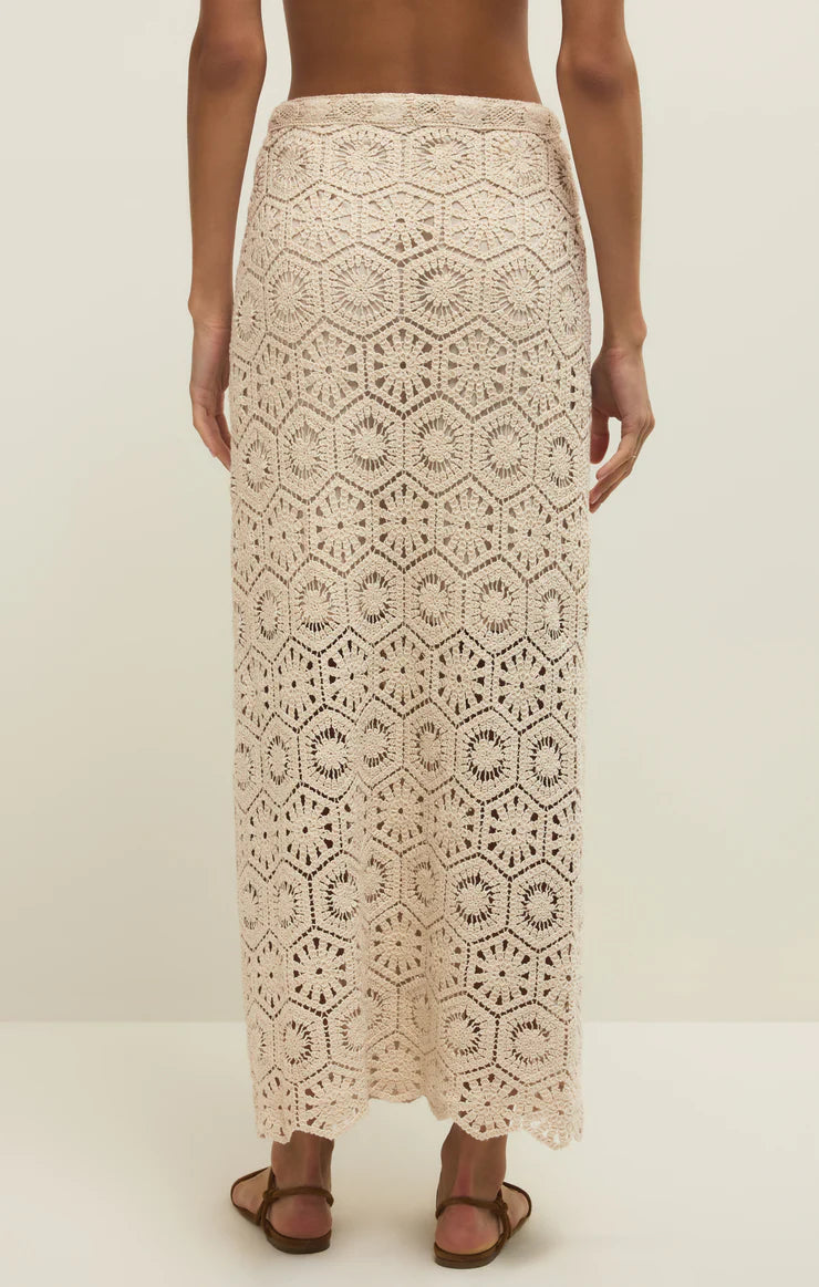 Raquel Lace Skirt Natural