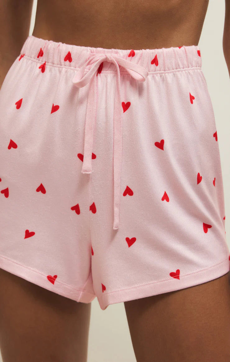 LOVE FIRST HEART SHORT