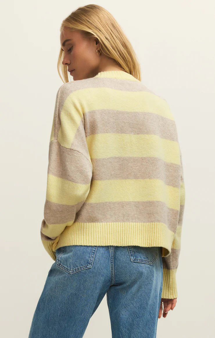 Cirrus Cozy Stripe Sweater - Sunnyside