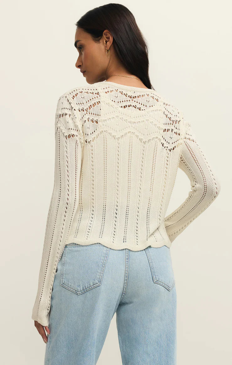 ALYCIA CROCHET SWEATER