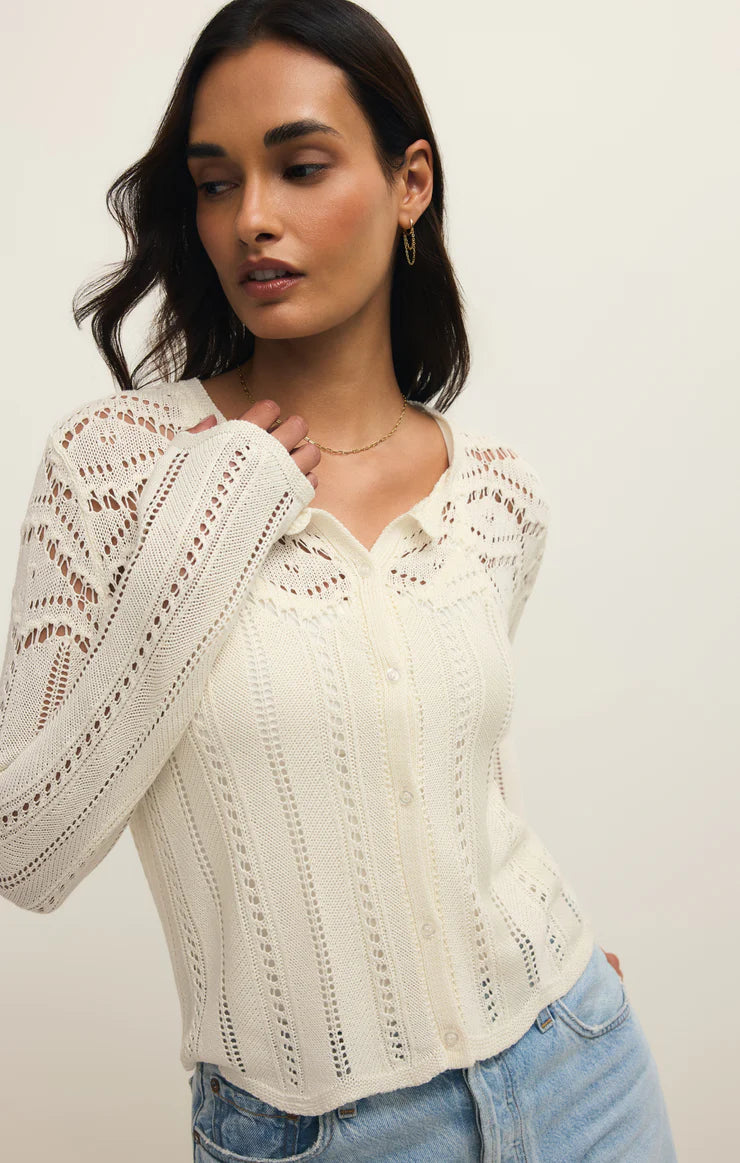 ALYCIA CROCHET SWEATER