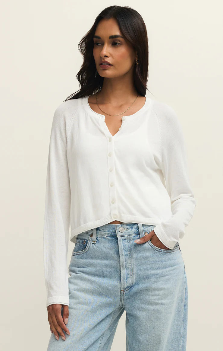 THE PERFECT LAYER CARDIGAN - White