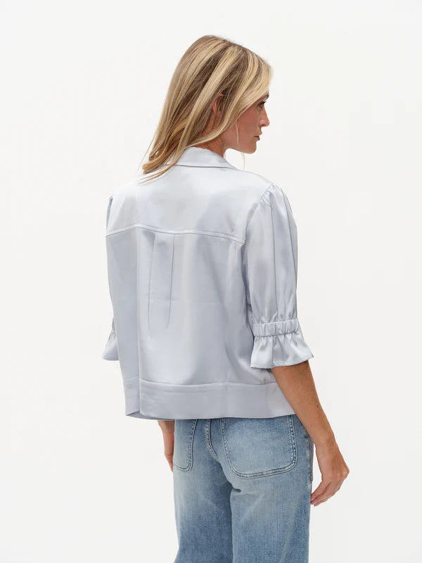 Anna Satin Zip Jacket