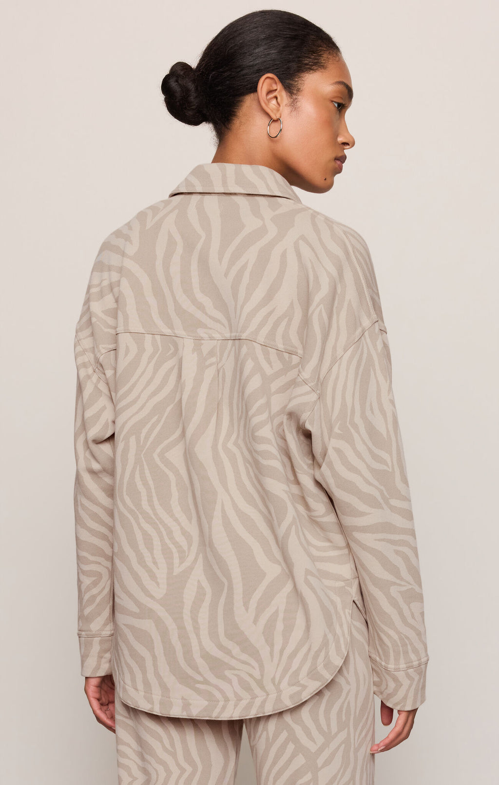 All Day Knit Zebra Jacket