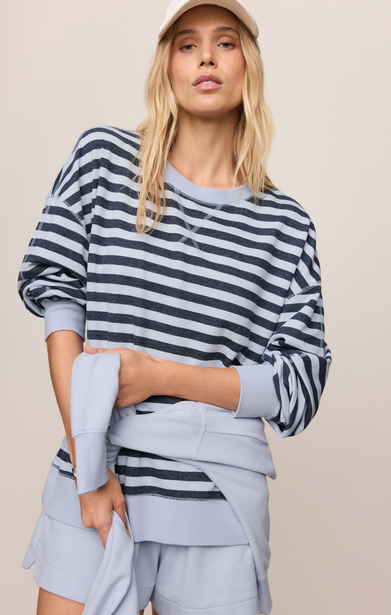 The Everyday Striped Crew Eclipse