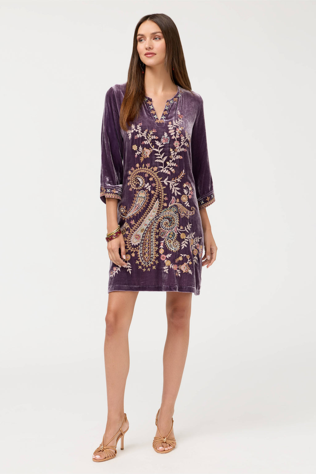 Velvet Swing Dress - Lyora