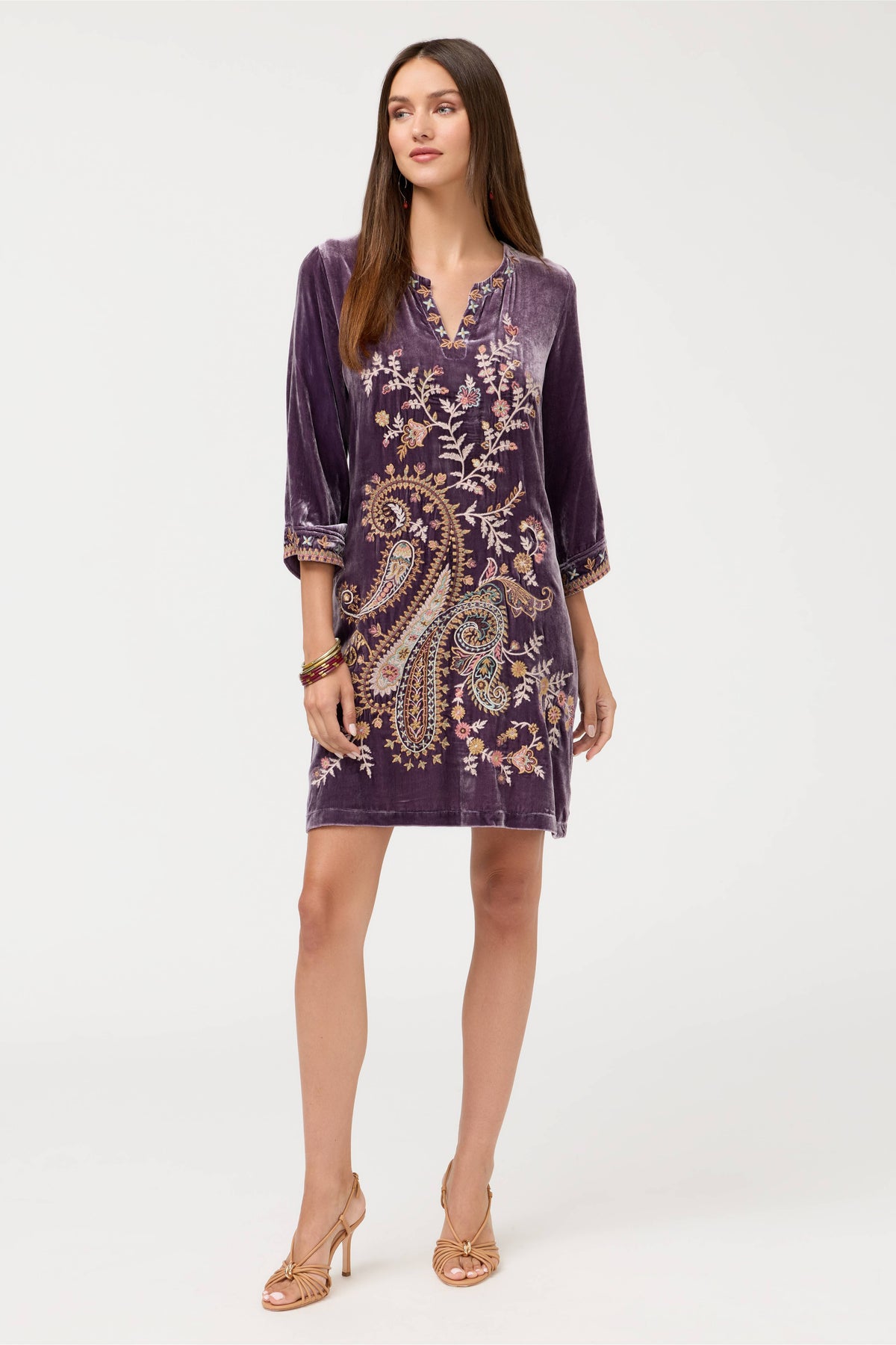 Velvet Swing Dress - Lyora