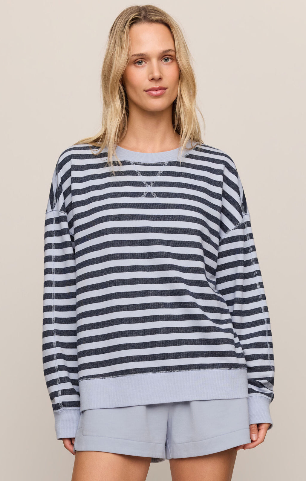 The Everyday Striped Crew Eclipse