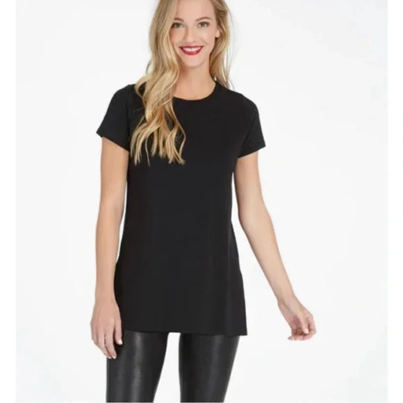 Spanx P.L.T Short Sleeve Tee Black