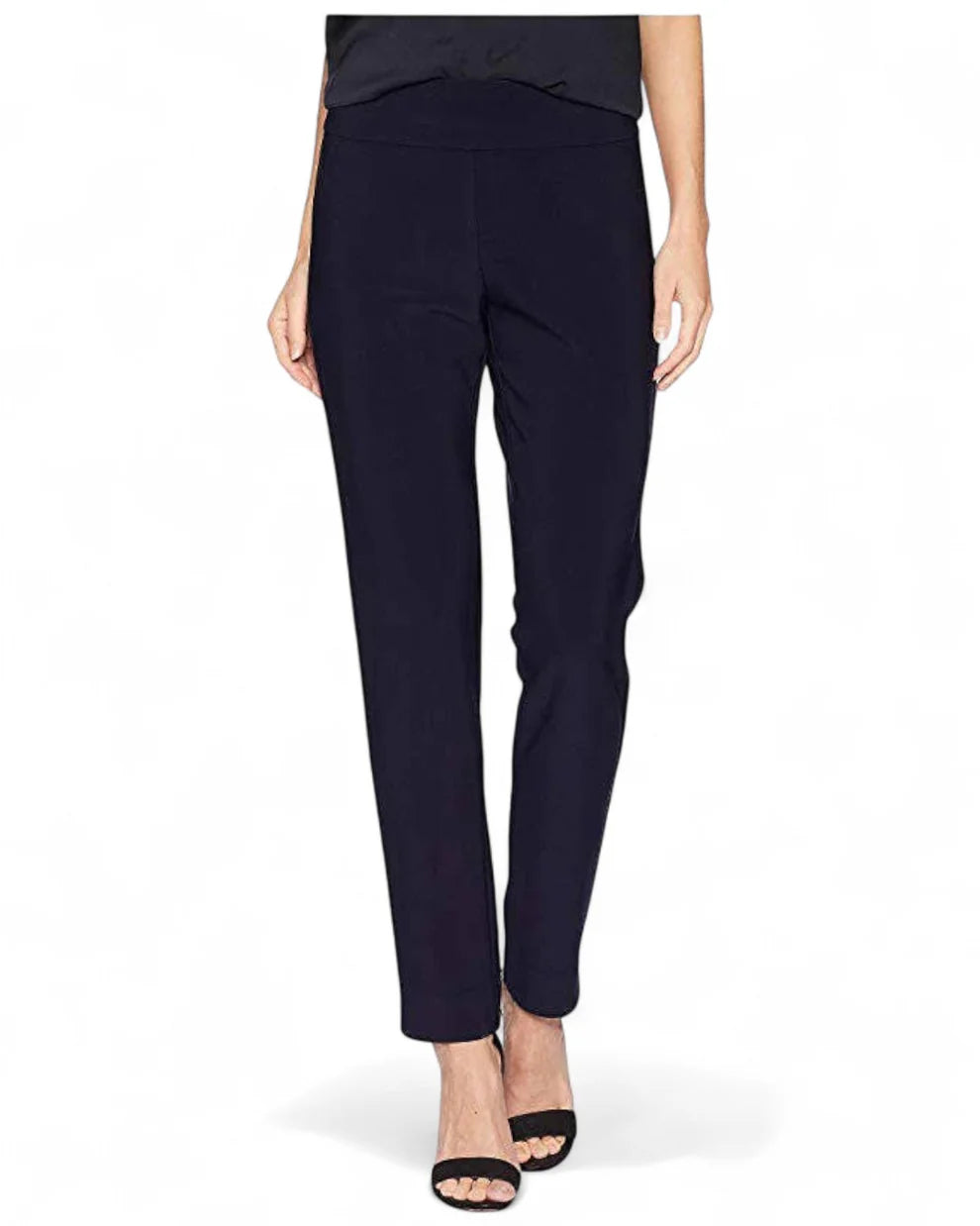 Krazy Larry Microfiber Straight Leg Pant - Navy