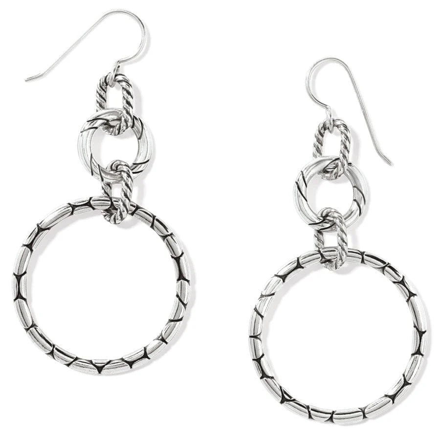 Brighton Pebble Rings French Wire Earrings