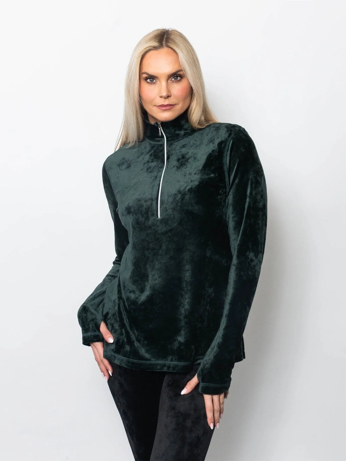 SnoSkin Emerald Microfleece Zip