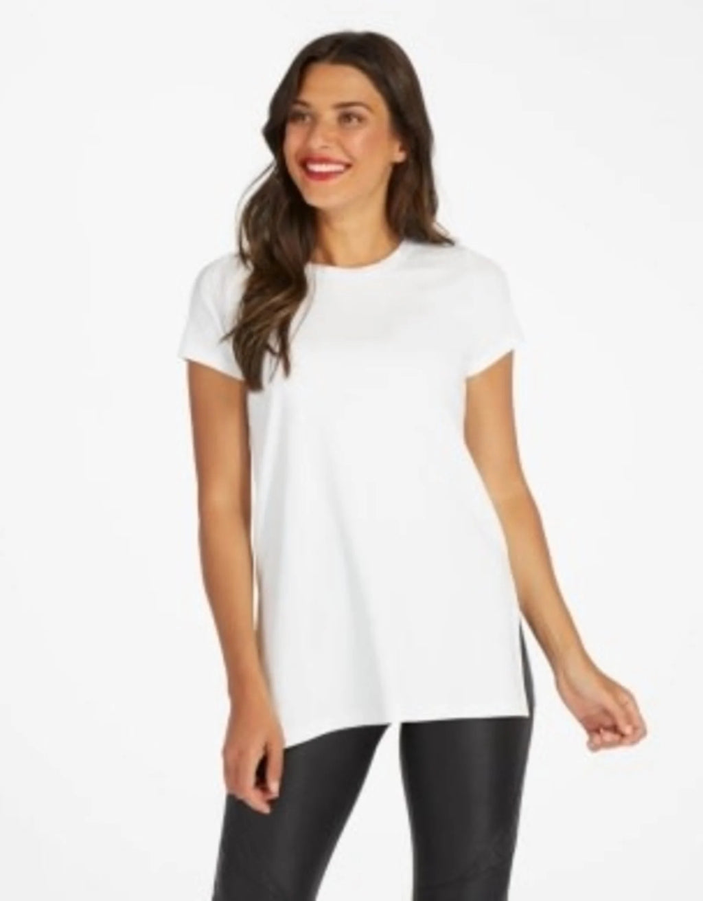Spanx P.L.T Short Sleeve Tee White
