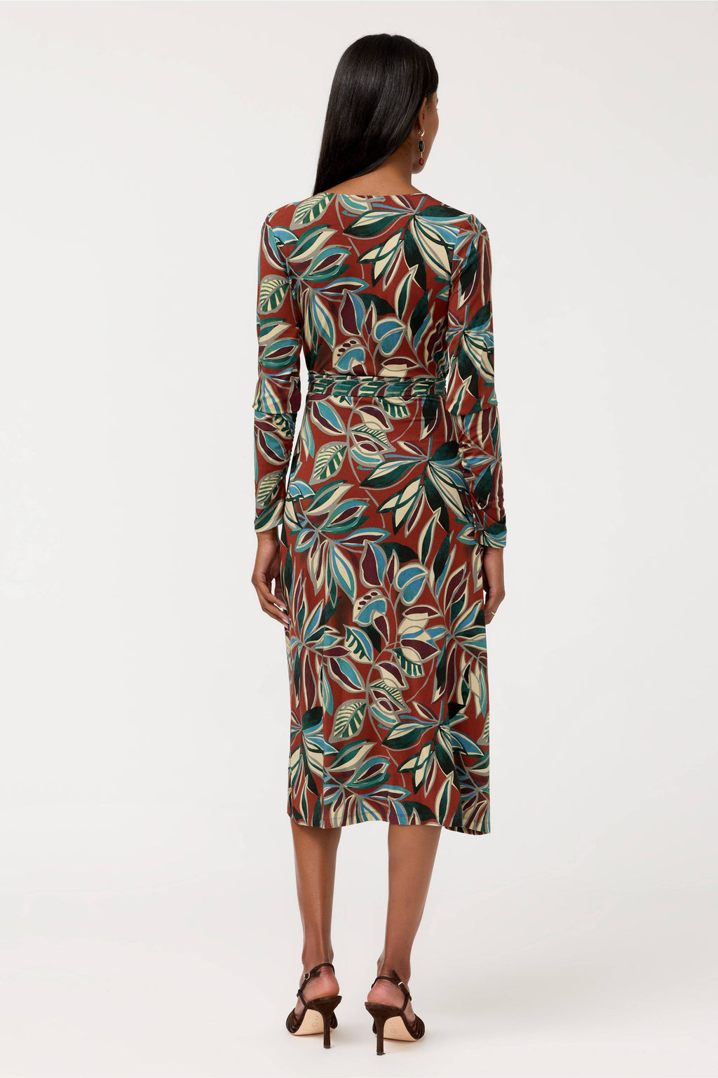 The Janie Favorite Ruched Sleeve Wrap Dress