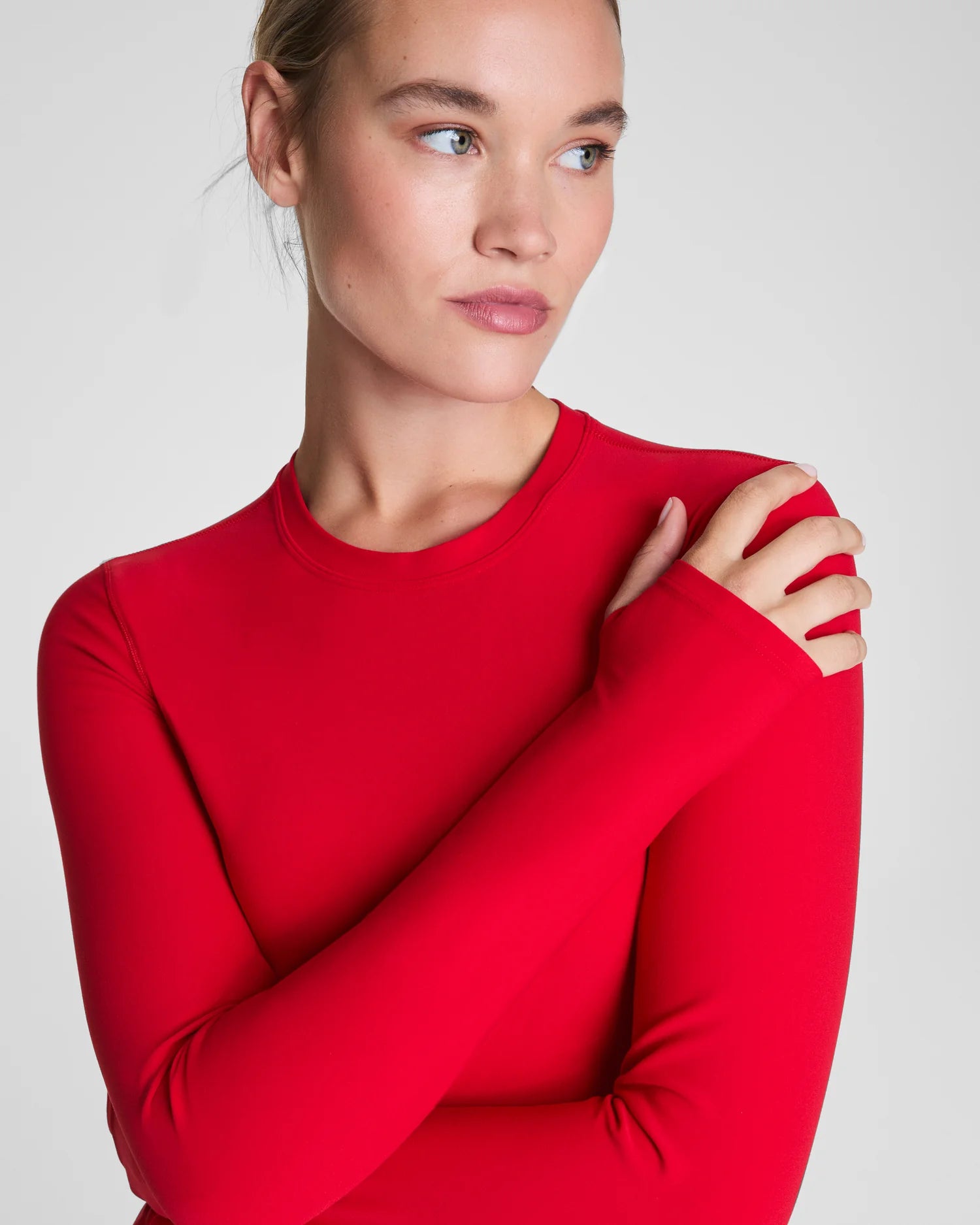 Spanx OnForm Long Sleeve Top - Red