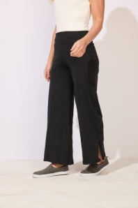 Cotton Slub Everywhere Pant - Black