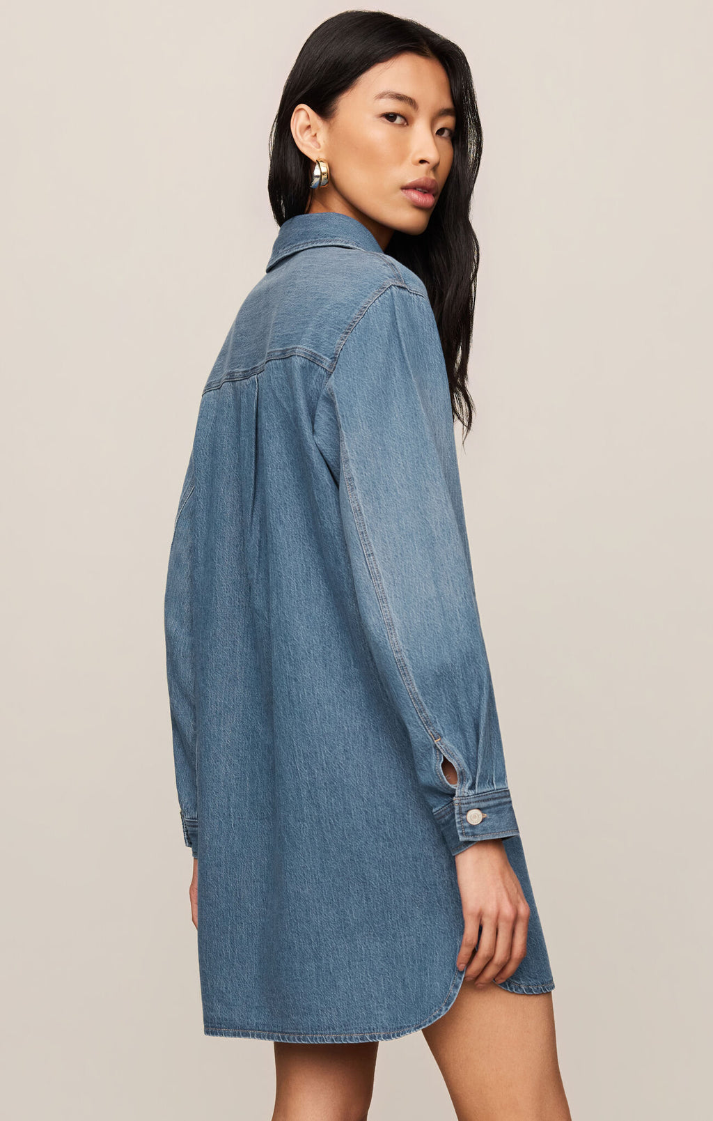 Lucie Denim Shirt Dress
